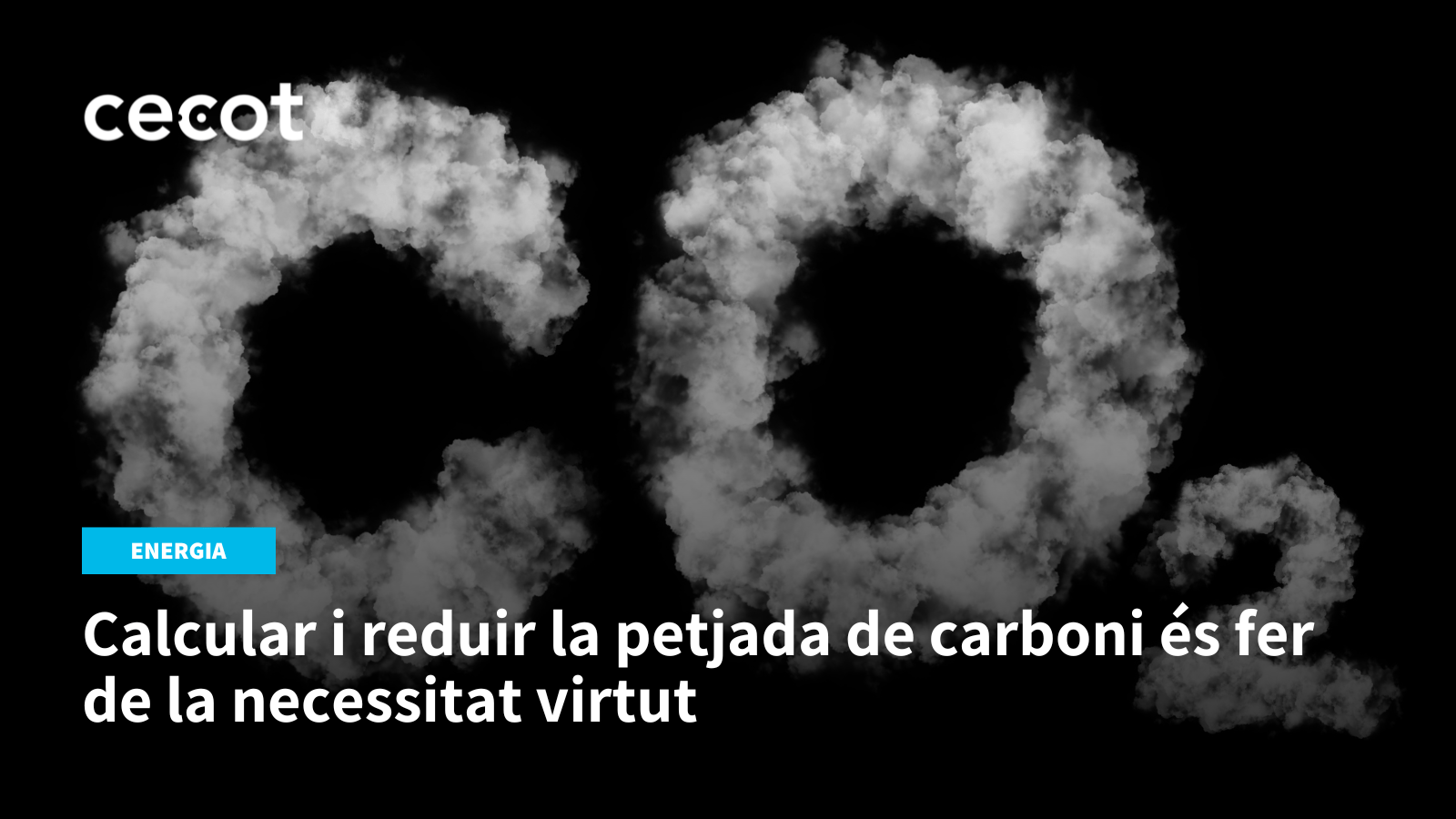 Calcular i reduir la petjada de carboni és fer de la necessitat virtut