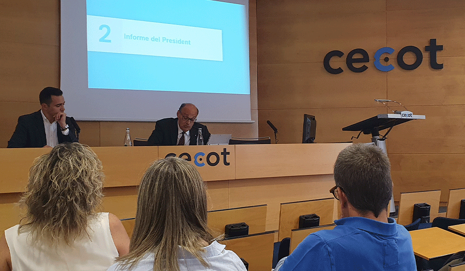 L’assemblea aprova el pla d’acció dut a terme per la Cecot en el primer any de mandat de Xavier Panés