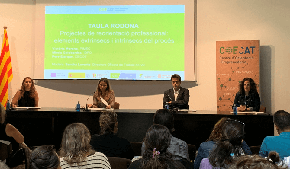 La Cecot participa a la Primera Jornada Tècnica d’Intercanvi de Bones Pràctiques en Orientació Professional