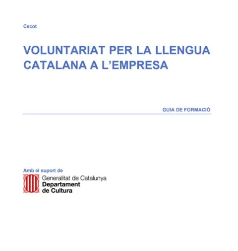 volunrariat per la llegua catalana a lempresa