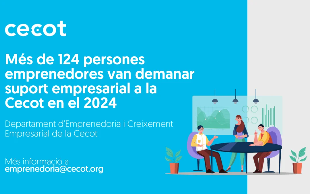 Més de 124 persones han estat ateses pel Departament d’Emprenedoria i Creixement Empresarial de la Cecot en el 2024 