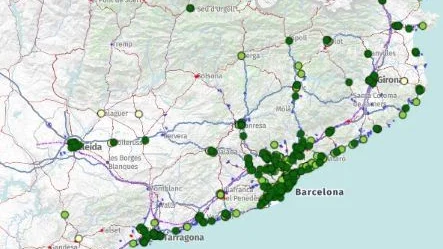 mapa municipis turístics