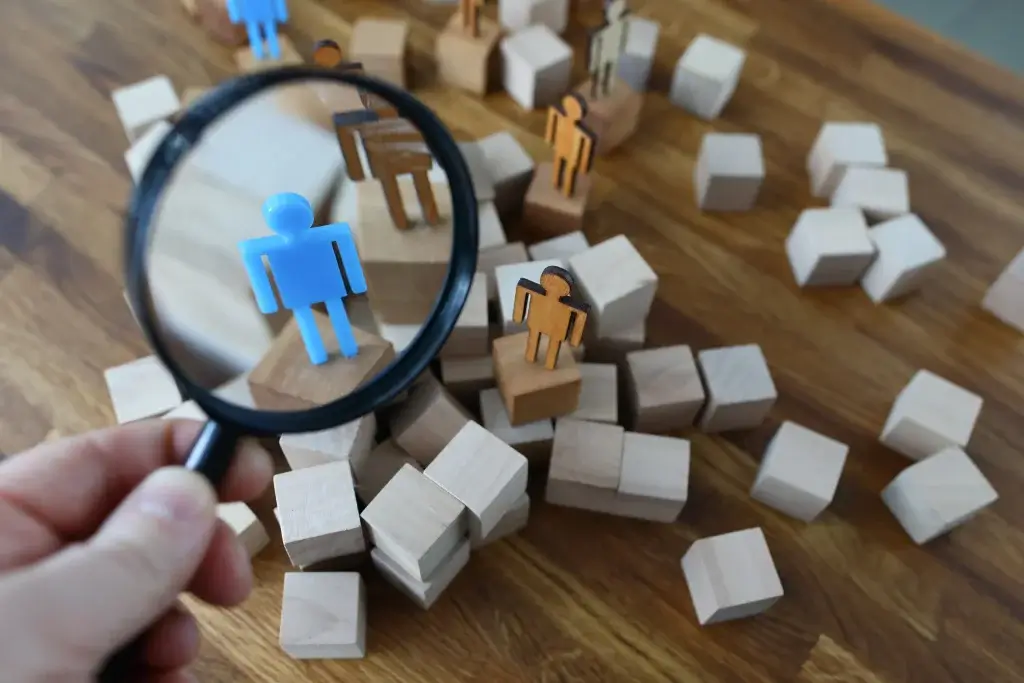 bunch of cubes and miniature people