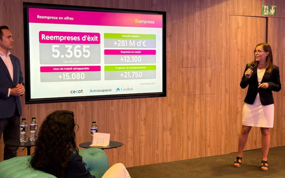 A Catalunya, vuit de cada deu empreses continuen actives després de ser transmeses, una taxa molt superior a la de les empreses de nova creació
