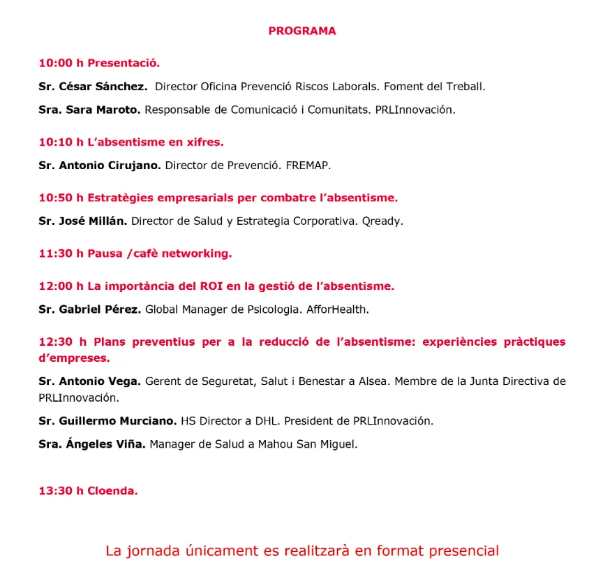 jornadaprl absentisme laboral 2