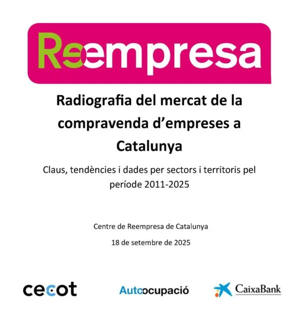 Informe Reempresa| Radiografia del mercat de la compravenda d’empreses a Catalunya