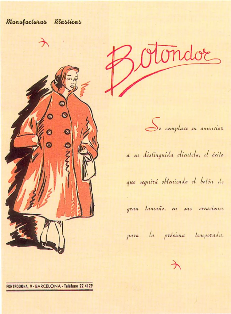 Imatge del catàleg de Botondor de l’any 1955,