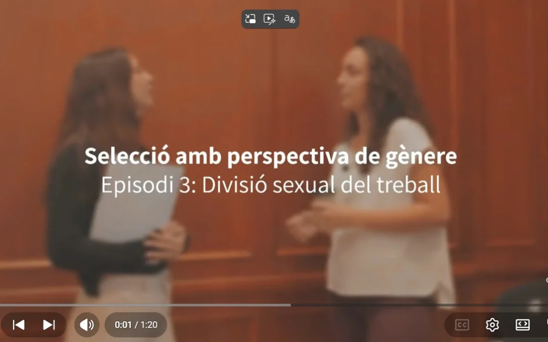La Cecot llança “Selecció amb perspectiva de gènere”, un projecte audiovisual per combatre la discriminació de gènere en els processos de selecció