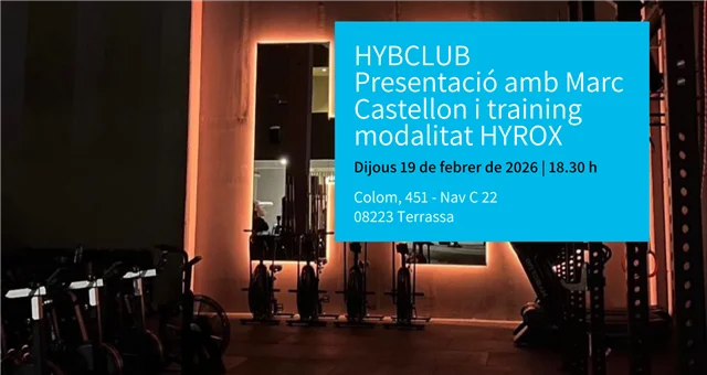 HYBCLUB | Presentació amb Marc Castellon i training modalitat HYROX