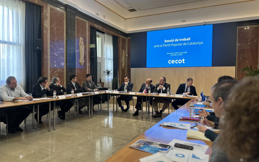 La Cecot i el Partit Popular de Catalunya aborden conjuntament els principals reptes del teixit empresarial en una sessió de treball intercameral