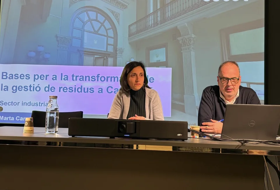 La Cecot participa en la presentació de les bases per transformar el sistema de gestió de residus a Catalunya