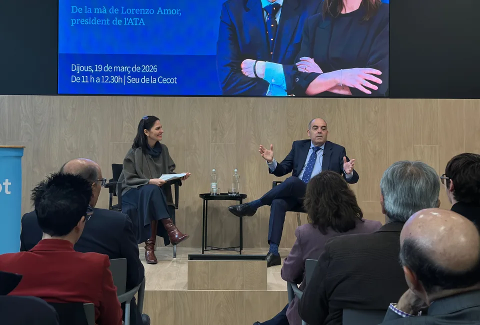 Lorenzo Amor reclama menys burocràcia, IVA franquiciat i un “atur real” per als autònoms en una jornada a Cecot