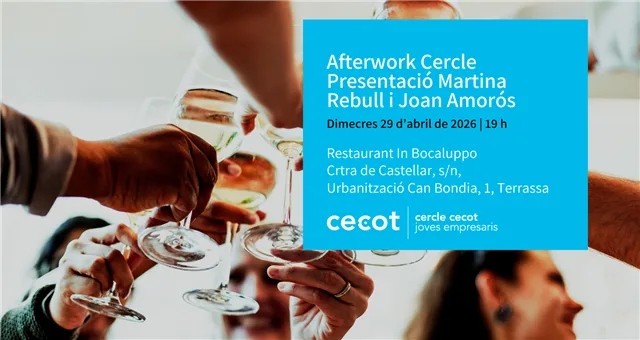 Afterwork Cercle | Presentació amb Martina Rebull i Joan Amorós