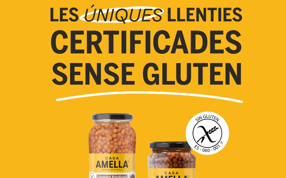 Les úniques llenties certificades sense gluten