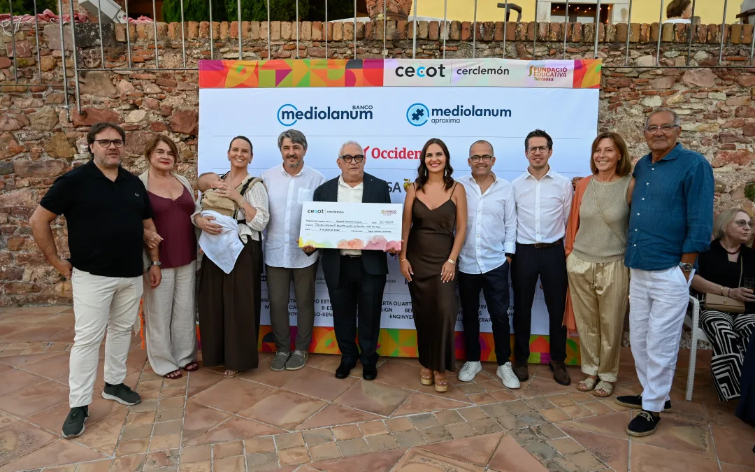Cerclemón de Cecot i la Fundació Educativa Terrassa recapten 32.482 euros per impulsar oportunitats educatives i d’inserció laboral per a infants i joves