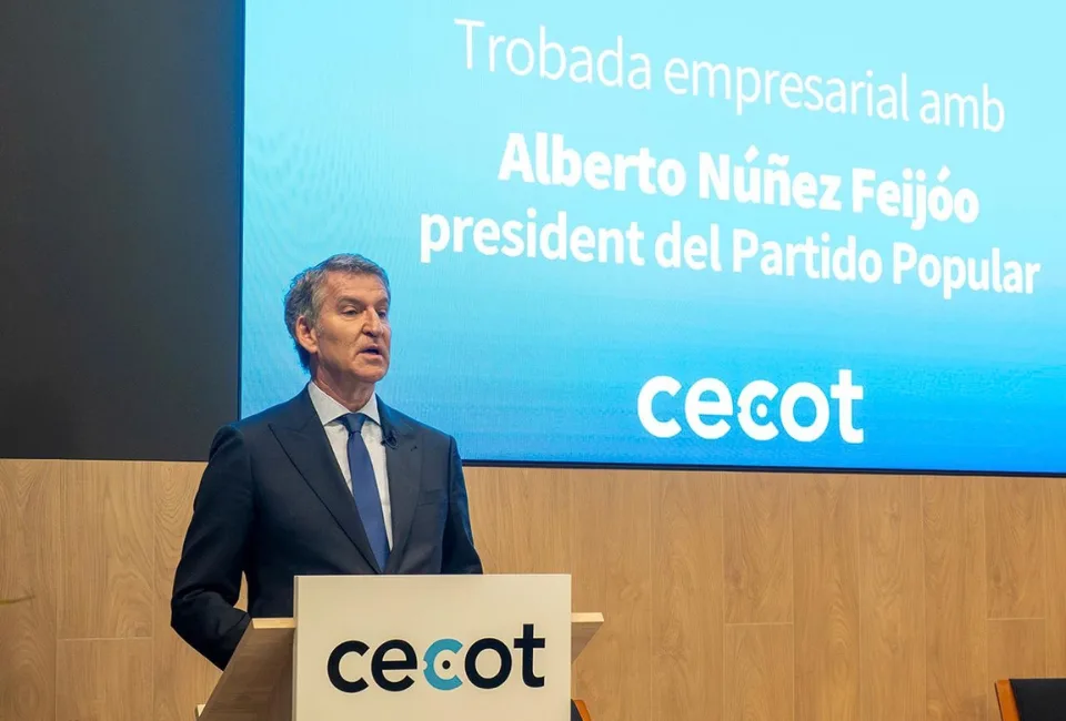 La Cecot trasllada a Alberto Núñez Feijóo les principals preocupacions del teixit empresarial en una trobada a Terrassa