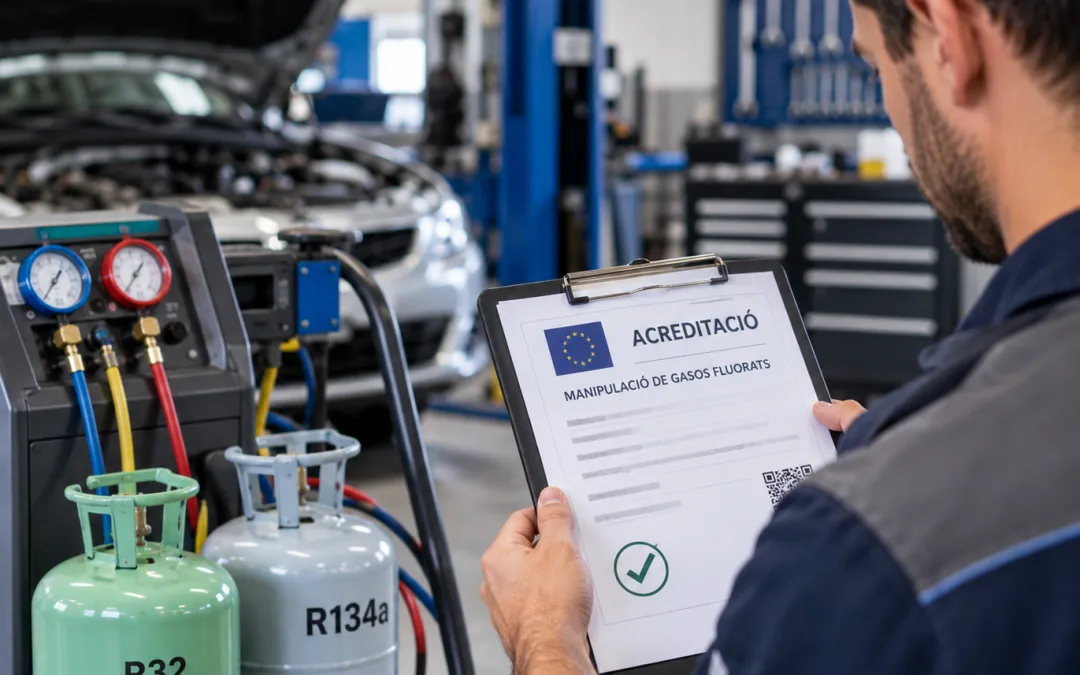 Gasos fluorats: revisa les acreditacions del teu taller